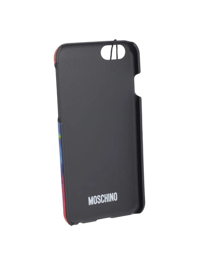 Shop Moschino Iphone Case In Multicolor