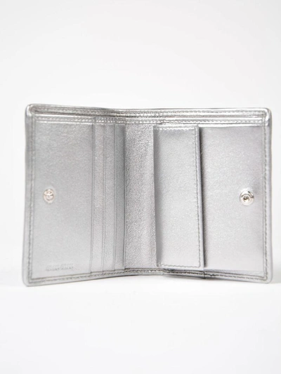 Shop Miu Miu Quilted Wallet In Cromo
