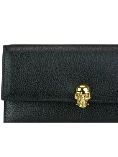 Shop Alexander Mcqueen Skull Wallet In Black