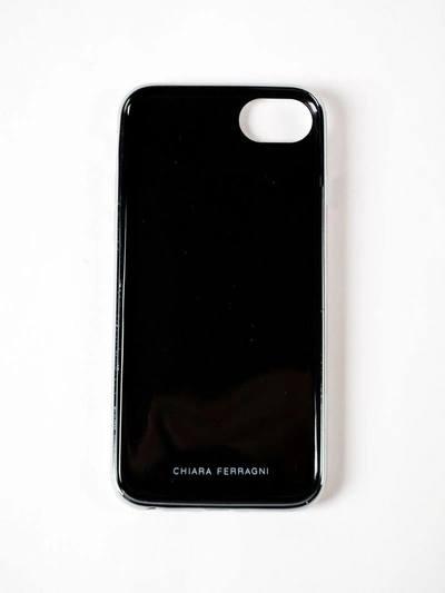Shop Chiara Ferragni Cover Iphone 8 Liquid In Silver