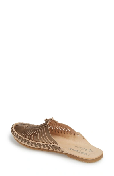 Shop Matisse Morocco Woven Mule In Bronze Leather