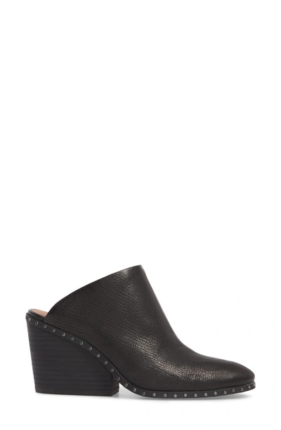 Shop Lucky Brand Larsson2 Studded Mule In Black Leather