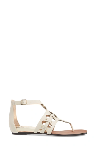 Shop Vince Camuto Arlanian Sandal In Vanilla Leather