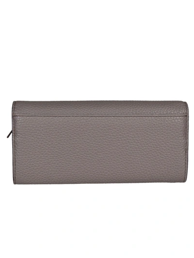 Shop Michael Kors Sullivan Large Continental Wallet In Cinder