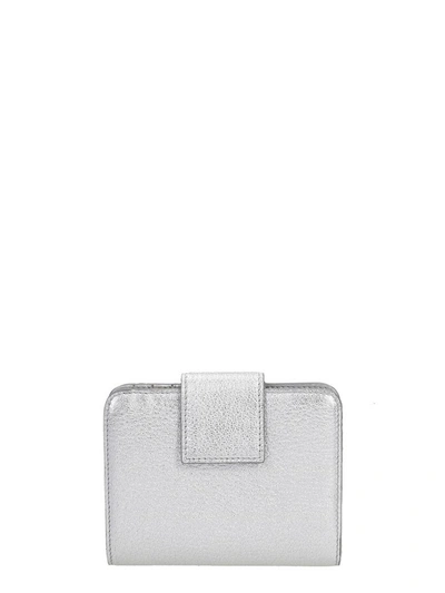 Shop Givenchy Pandora Small Wallet In Silver