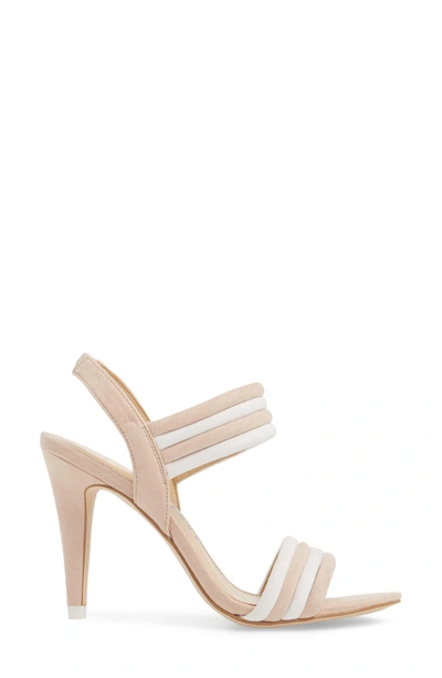 Shop Katy Perry Tube Strap Sandal In Blush Nude Suede