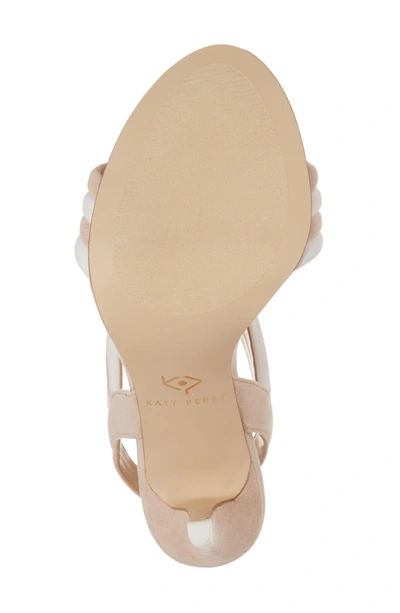 Shop Katy Perry Tube Strap Sandal In Blush Nude Suede