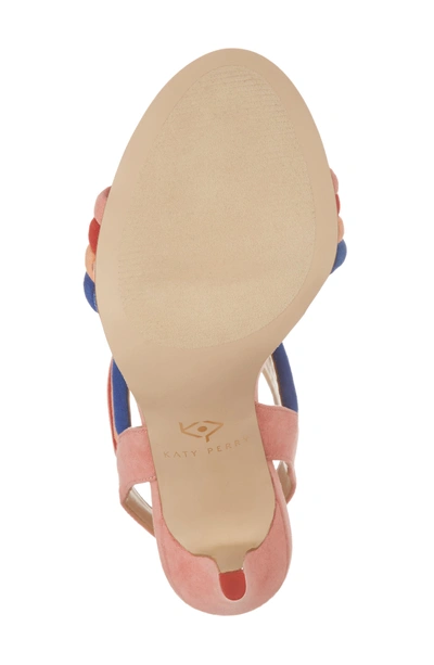 Shop Katy Perry Tube Strap Sandal In Pop Pink Suede
