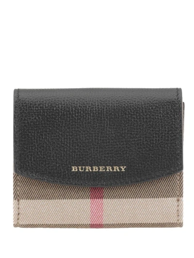 Shop Burberry Luna Wallet In Black