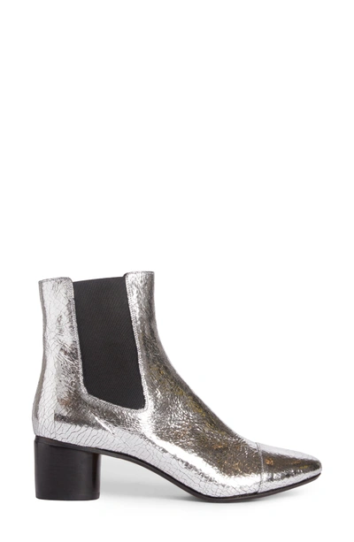 Shop Isabel Marant Danelya Chelsea Boot In Silver