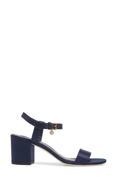 Shop Tory Burch Laurel Ankle Strap Sandal In Royal Navy