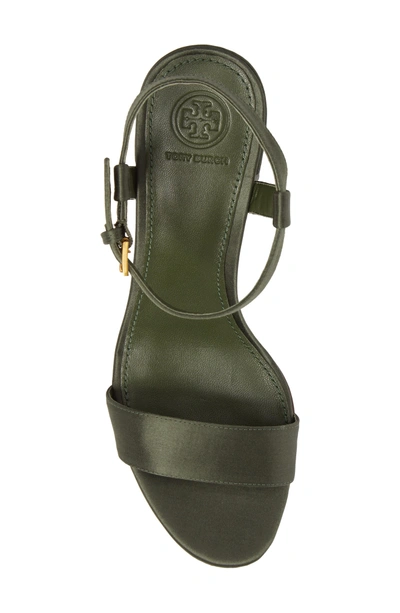 Shop Tory Burch Laurel Ankle Strap Sandal In Leccio