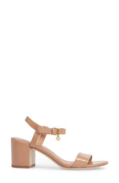 Shop Tory Burch Laurel Ankle Strap Sandal In Makeup