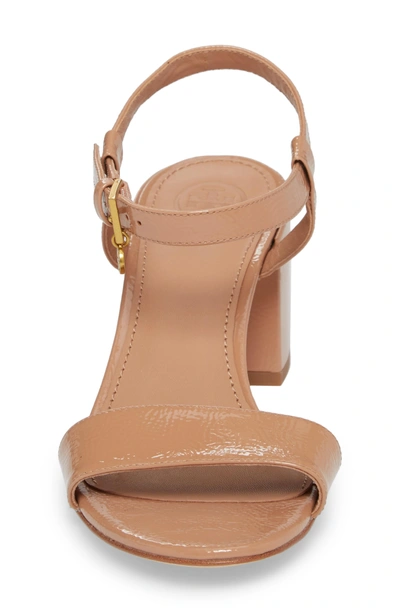 Shop Tory Burch Laurel Ankle Strap Sandal In Makeup