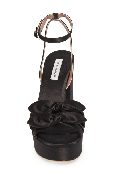 Shop Tabitha Simmons Jodie Platform Sandal In Black