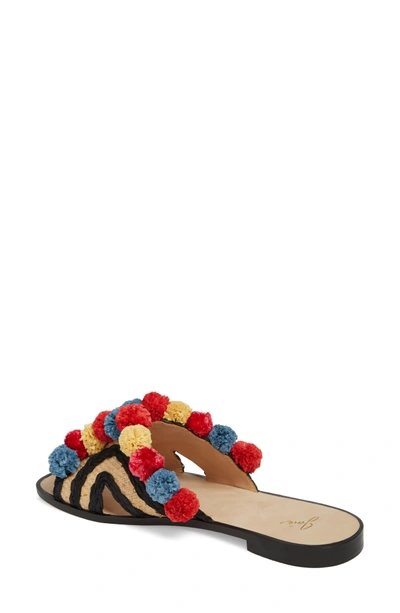 Shop Joie Paden Pompom Slide Sandals In Multi