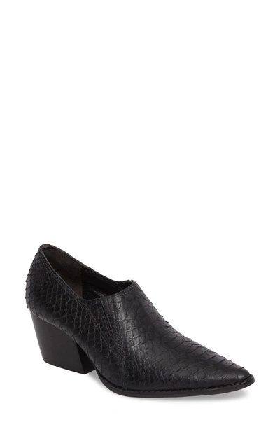 Shop Matisse Madeline Block Heel Bootie In Black Leather