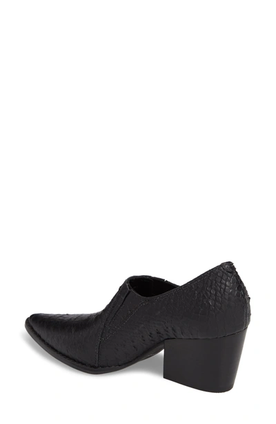 Shop Matisse Madeline Block Heel Bootie In Black Leather