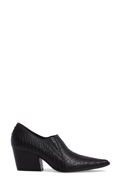 Shop Matisse Madeline Block Heel Bootie In Black Leather