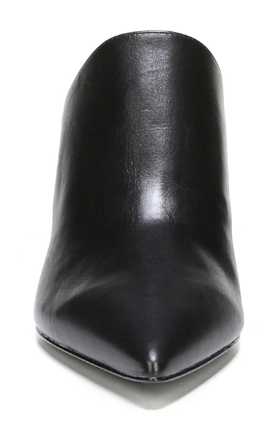 Shop Diane Von Furstenberg Mikaila Pointy Toe Mule In Black Leather