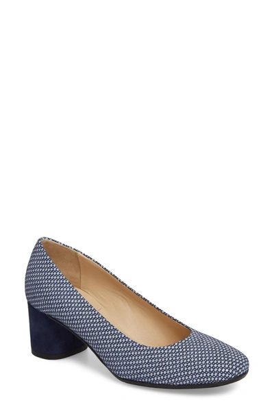 Shop Amalfi By Rangoni Rosso Pump In Blue/ White Leather
