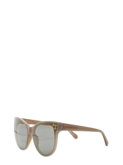 Shop Stella Mccartney Ionic Sunglasses In Beige