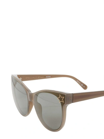 Shop Stella Mccartney Ionic Sunglasses In Beige