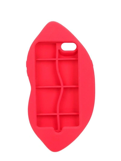 Shop Stella Mccartney Lips Iphone 6-6s Phone Case In Red