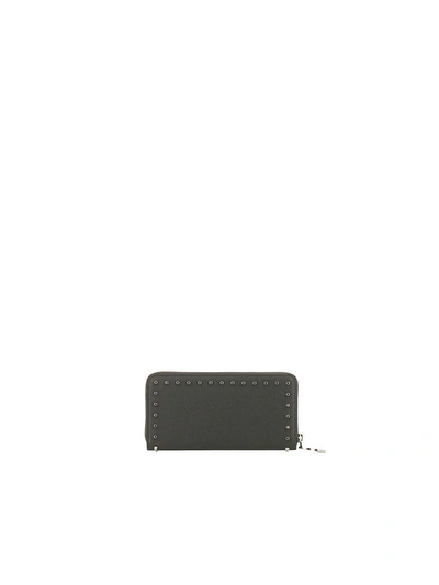 Shop Christian Louboutin Panettone Zip Around Wallet In Black
