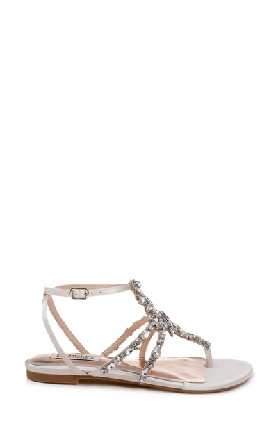 Badgley mischka hampden shop crystal embellished sandal