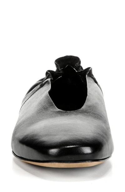 Vince Women s Lorelle Leather Ballet Flats In Black ModeSens