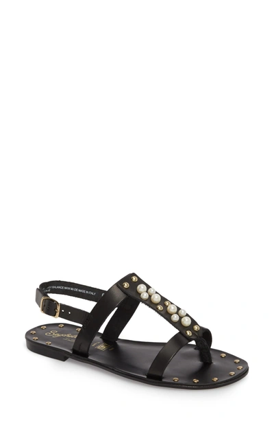 Shop Seychelles Day Of Rest Sandal In Black Leather