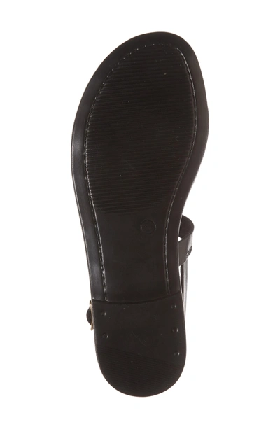 Shop Seychelles Day Of Rest Sandal In Black Leather
