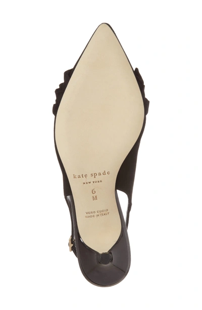 Shop Kate Spade Oliene Slingback Pump In Black