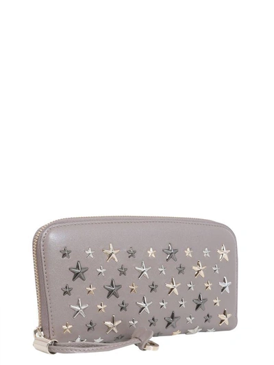 Shop Jimmy Choo Filipa Wallet In Tortora