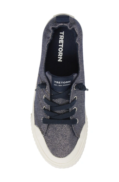 Shop Tretorn Meg Slip-on Sneaker In Marino Fabric