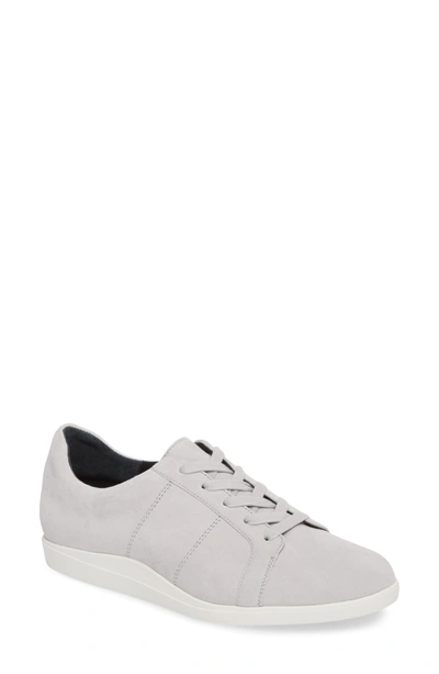 Shop Calvin Klein Sharleen Sneaker In Vesper Grey Leather