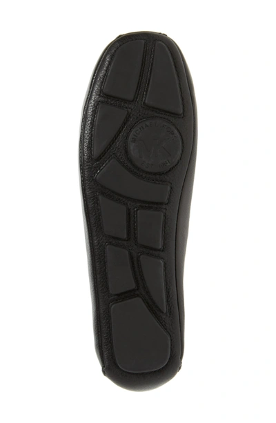 Shop Michael Michael Kors Gloria Flat In Black Leather