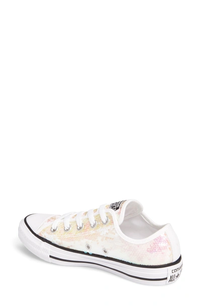 Shop Converse Chuck Taylor All Star Sequin Low Top Sneaker In White Sequins