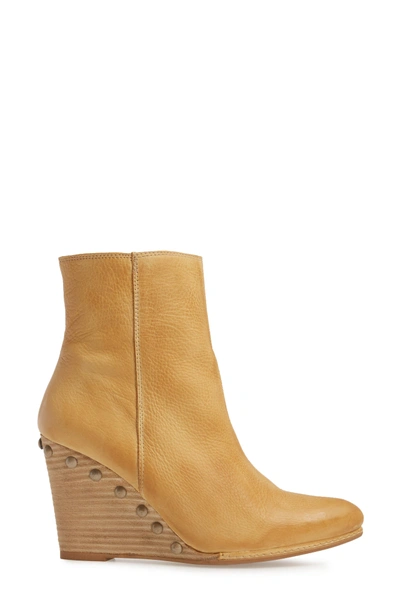 Shop Matisse Viper Wedge Bootie In Natural Leather