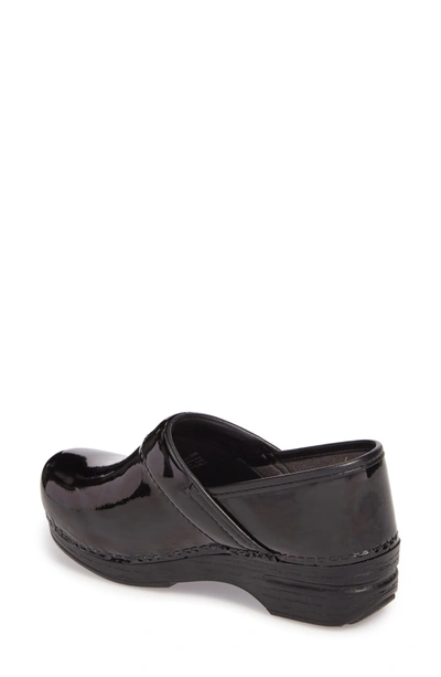 Shop Dansko Wide Pro Xp Clog In Black Patent Leather