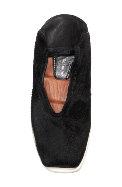 Shop Proenza Schouler Pswl Convertible Loafer In Black Leather