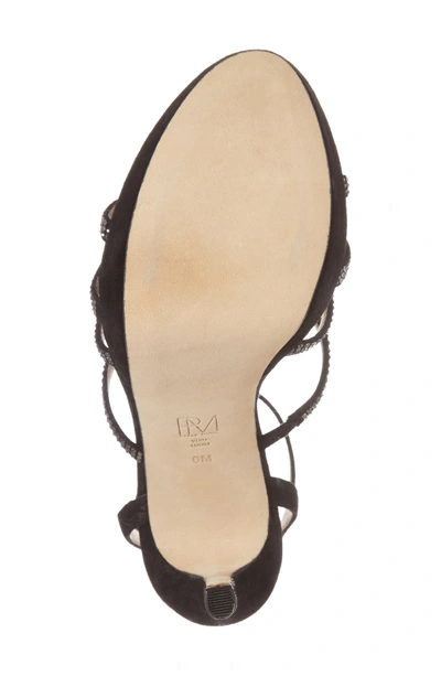 Shop Pelle Moda Oak Platform Sandal In Black Suede
