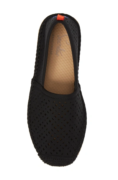 Shop Sea Star Beachwear Sea Star Beachcomber Espadrille Sandal In Black Eyelet