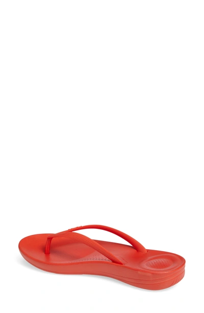 Shop Fitflop Iqushion Flip Flop In Flame