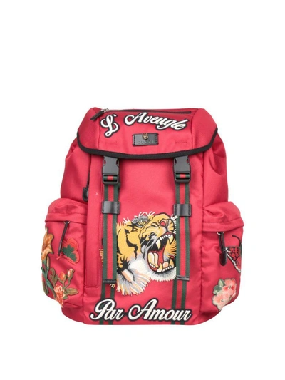 Shop Gucci Backpack In Rosso