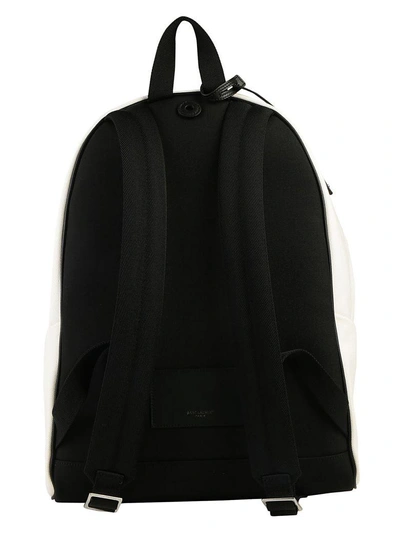 Shop Saint Laurent Backpack In Bi-blu-ro