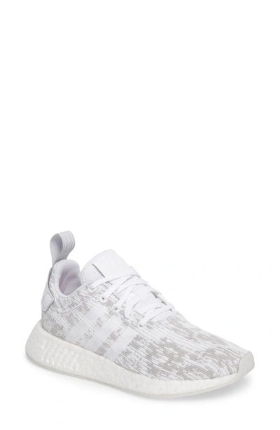 Shop Adidas Originals Nmd R2 Running Shoe In White/ White