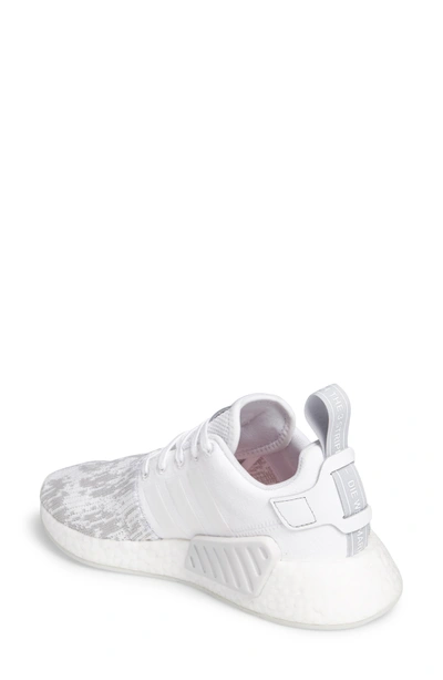 Shop Adidas Originals Nmd R2 Running Shoe In White/ White