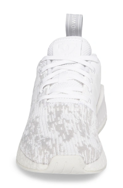 Shop Adidas Originals Nmd R2 Running Shoe In White/ White